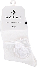 Düfte, Parfümerie und Kosmetik Damensocken mit Blumen Glamour weiß - Moraj