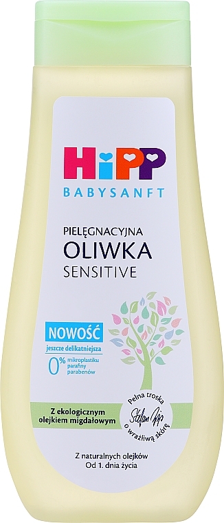 Natürliches Babyöl mit Mandelöl - HiPP BabySanft Sensitive Butter — Bild N3