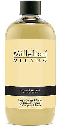 Nachfüller für Aromadiffusor Honey & Sea Salt - Millefiori Milano Natural Diffuser Refill — Bild N1
