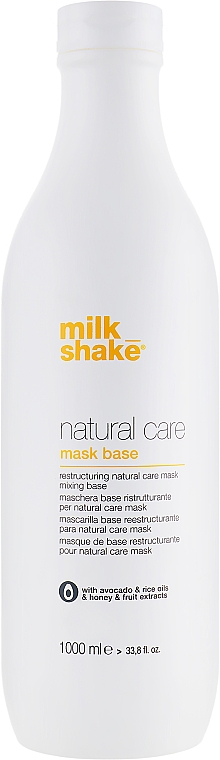 Natürliche Basis für Haarmasken mit Avocado- und Reisöl - Milk Shake Natural Care Natural Mask Base — Bild N1