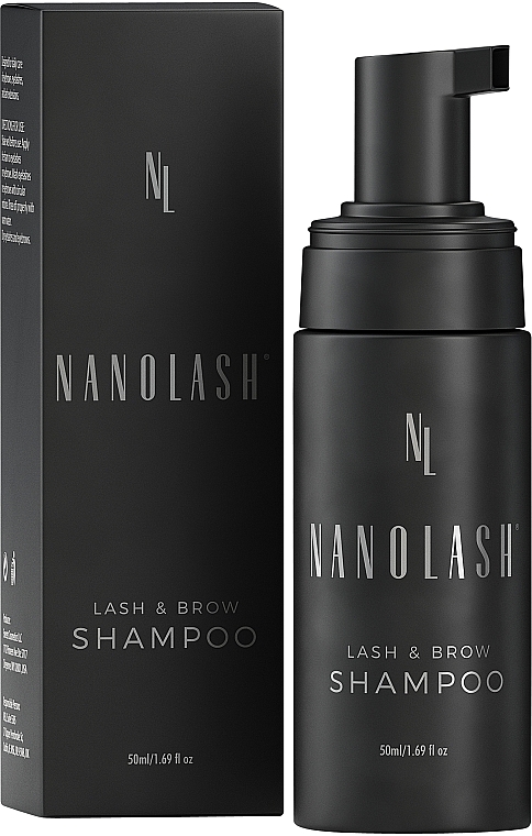 Wimpern- und Augenbrauenshampoo - Nanolash Lash & Brow Shampoo — Bild N1