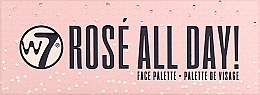 Palette für Gesicht und Augen - W7 Face & Eye Palette Rose All Day — Bild N2