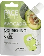Gelmaske mit Avocado - Face Facts Nourishing Avocado Jelly Mask — Bild N1