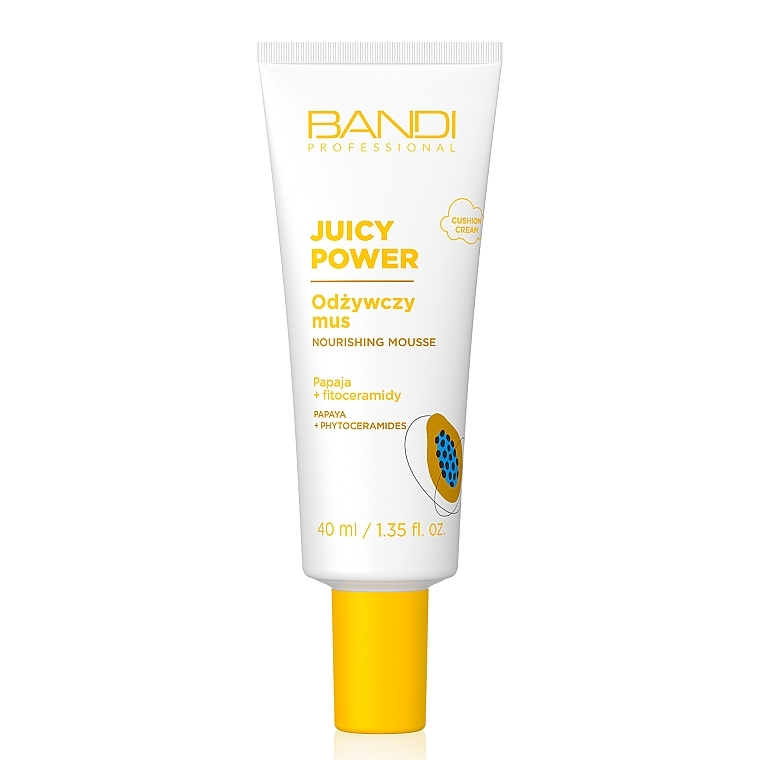 GESCHENK! Nährendes Gesichtsmousse - Bandi Professional Juicy Power Nourishing Mousse Papaya + Phytoceramides — Bild N1