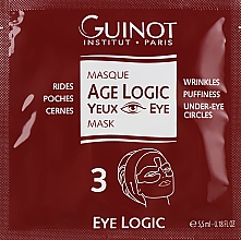 Feuchtigkeitsspendende Augenmaske gegen Falten, Tränensäcke und dunkle Ringe - Guinot Age Logic Eye Mask — Bild N2