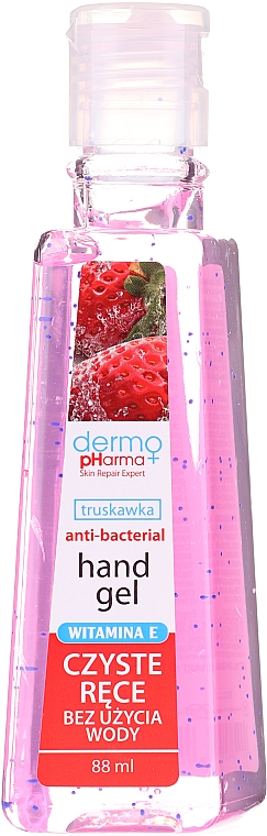 Antibakterielles Handreinigungsgel mit Erdbeerduft - Dermo Pharma Antibacterial Hand Gel — Bild N1