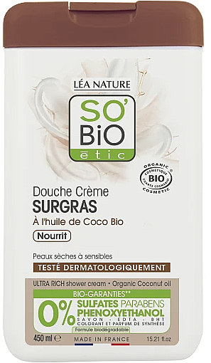 Ultra reichhaltige Duschcreme - So’Bio Etic Ultra Rich Shower Cream — Bild N1