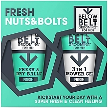 Körperpflegeset - Below The Belt Grooming Fresh Nuts And Bolts Gift Set (Deodorant 75ml + Duschgel 75ml) — Bild N1