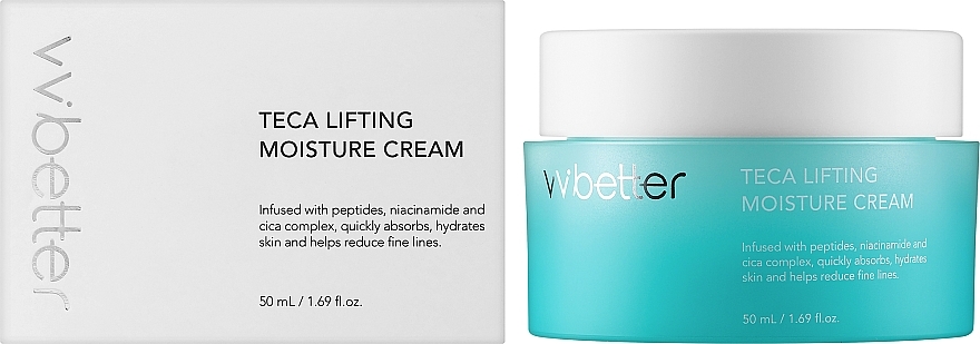 Feuchtigkeitsspendende Gesichtscreme mit Peptiden - Vvbetter Teca Lifting Moisture Cream — Bild N2