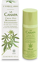 Gesichtscreme mit Hanf - L'Erbolario La Canapa Hemp Nourishment Face Cream — Bild N1