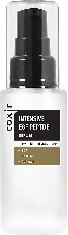 Vitalisierendes Anti-Falten Gesichtsserum mit Peptiden und Kollagen - Coxir Intensive EGF Peptide Serum — Bild N1