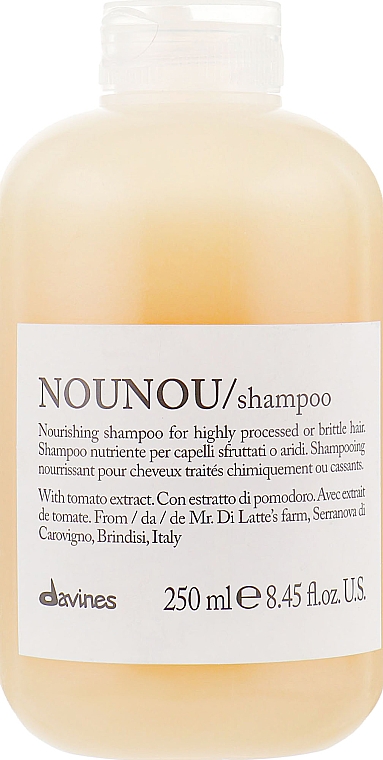 Pflegendes Shampoo mit Tomatenextrakt - Davines Nourishing Nounou Shampoo With Tomato Extract — Bild N1