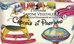 Düfte, Parfümerie und Kosmetik Handgemachte Naturseife für Kinder mit Magnolie - Florinda Sapone Vegetale Magnolia Vegetal Soap Handmade