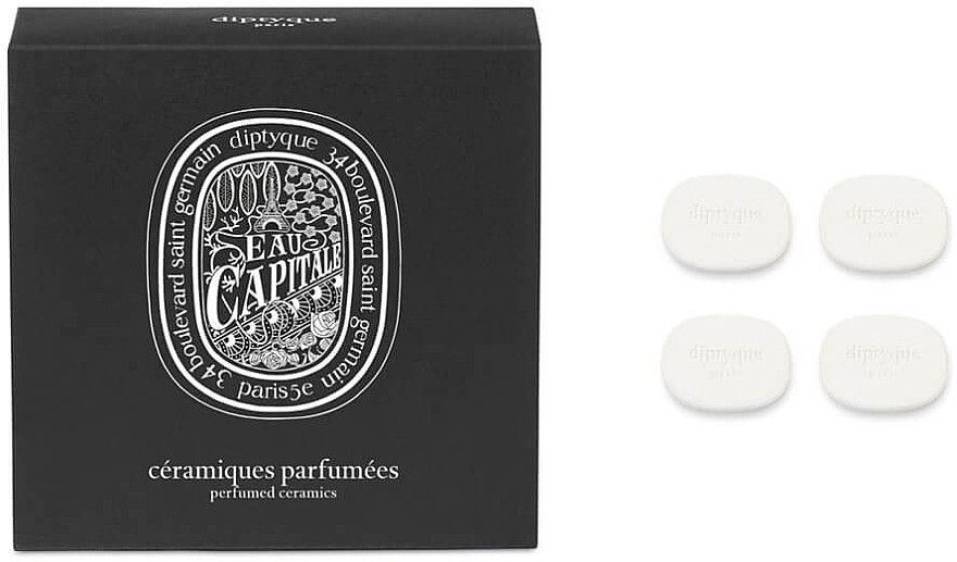 Austauschbare Blöcke für parfümierte Brosche - Diptyque Refill For Perfumed Brooch Eau Capitale — Bild N1