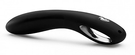 Vibrator mit elektrischer Stimulation schwarz - Mystim Current Conrad E-Stim Dildo Sexy Black — Bild N2