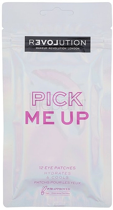 Augenpatches - Makeup Revolution Pick Me Up Hydrates & Cools Eye Patches Eye Mask — Bild N1