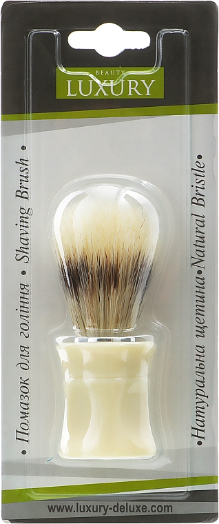 Rasierpinsel mit Dachshaar PB-02 - Beauty LUXURY — Bild N1
