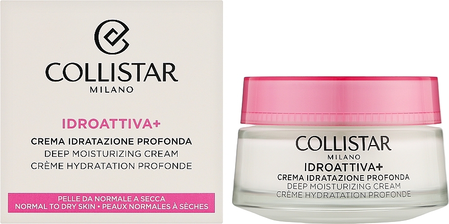 Feuchtigkeitscreme für normale bis trockene Haut  - Collistar Idroattiva+ Deep Moisturizing Cream — Bild N2