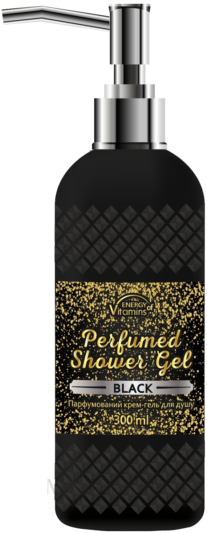 Parfümierte Creme-Seife für den Körper Black - Energy of Vitamins Perfumed Black — Bild 300 ml