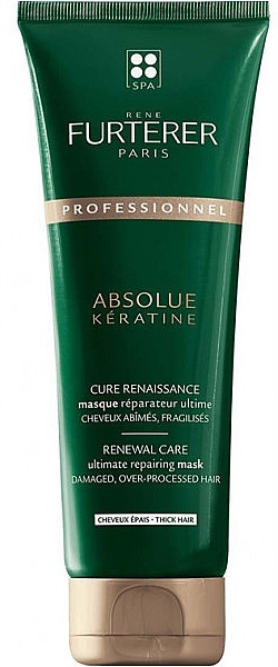 Regenerierende Maske für dickes Haar mit Keratin - Rene Furterer Absolue Keratine Thick Hair Mask — Bild N2