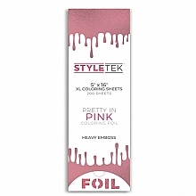 Haarfolie 5x16 rosa 200 St. - StyleTek — Bild N1