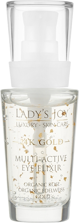 Augenkontur-Elixier - Bulgarian Rose Lady’s Joy Luxury 24K Gold Multi-Active Eye Elixir — Bild N1