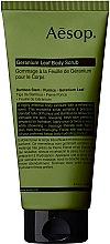 Körperpeeling mit Geranienblättern - Aesop Geranium Leaf Body Scrub — Bild N1