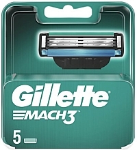 Düfte, Parfümerie und Kosmetik Ersatzbare Rasierklingen 5 St. - Gillette Mach3