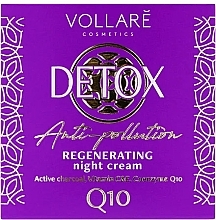 Regenerierende Gesichtscreme für die Nacht - Vollare Cosmetics Detox Anti-Pollution Regenerating Night Cream — Bild N2