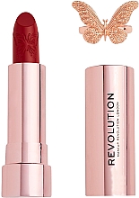Lippenstift - Makeup Revolution Precious Glamour Butterfly Velvet Lipstick — Bild N2