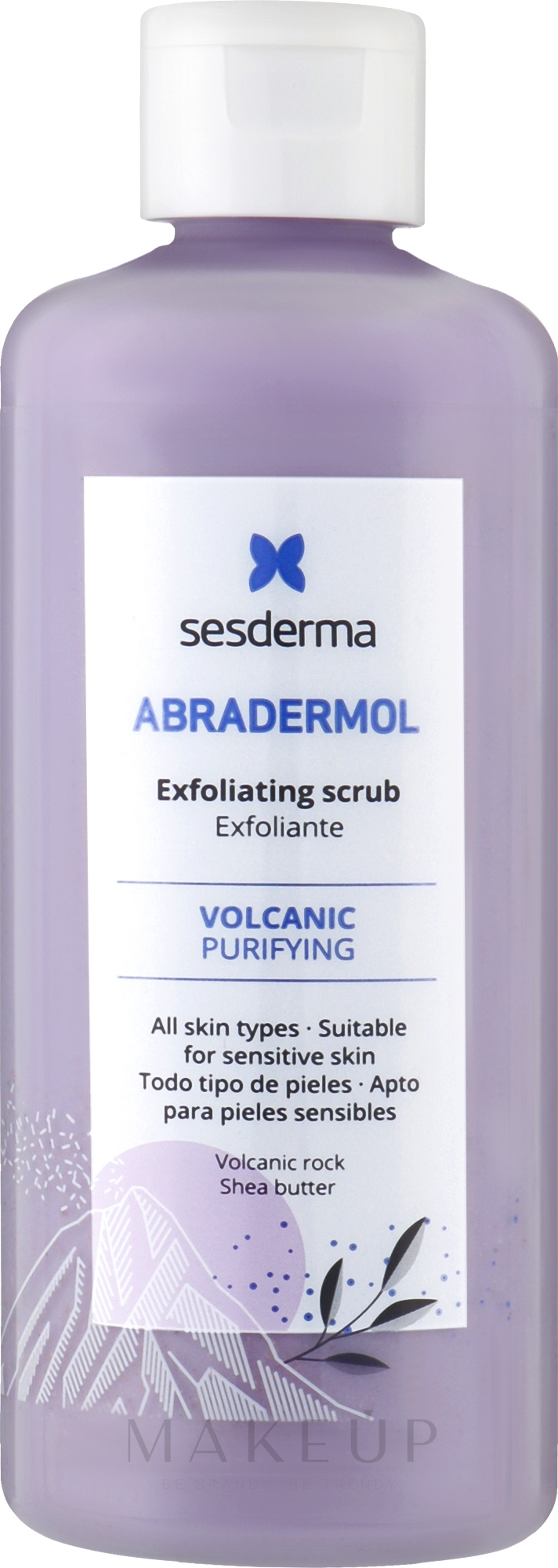 Peeling für Gesicht und Körper - SesDerma Laboratories Abradermol Volcanic Exfoliating Scrub — Bild 250 ml