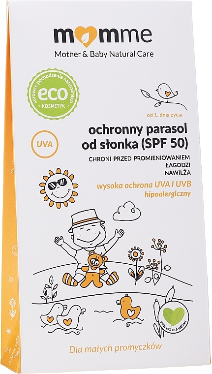 Sonnenschutzcreme für Kinder SPF 50 - Momme Baby Natural Care Spf 50 — Bild N1
