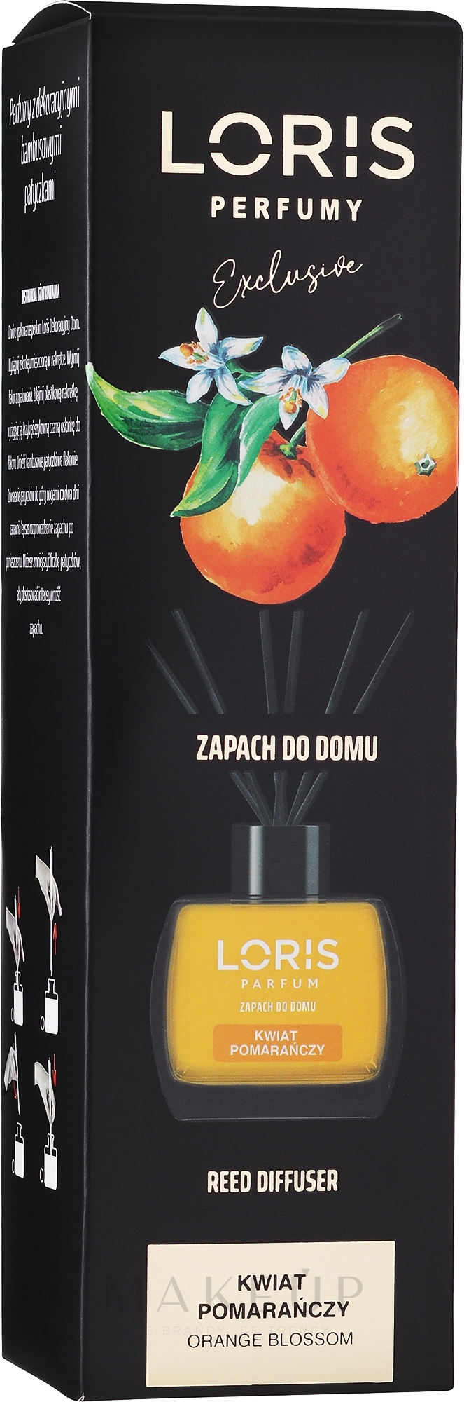 Raumerfrischer Orangenblüte - Loris Parfum Orange Blossom Reed Diffuser — Bild 120 ml