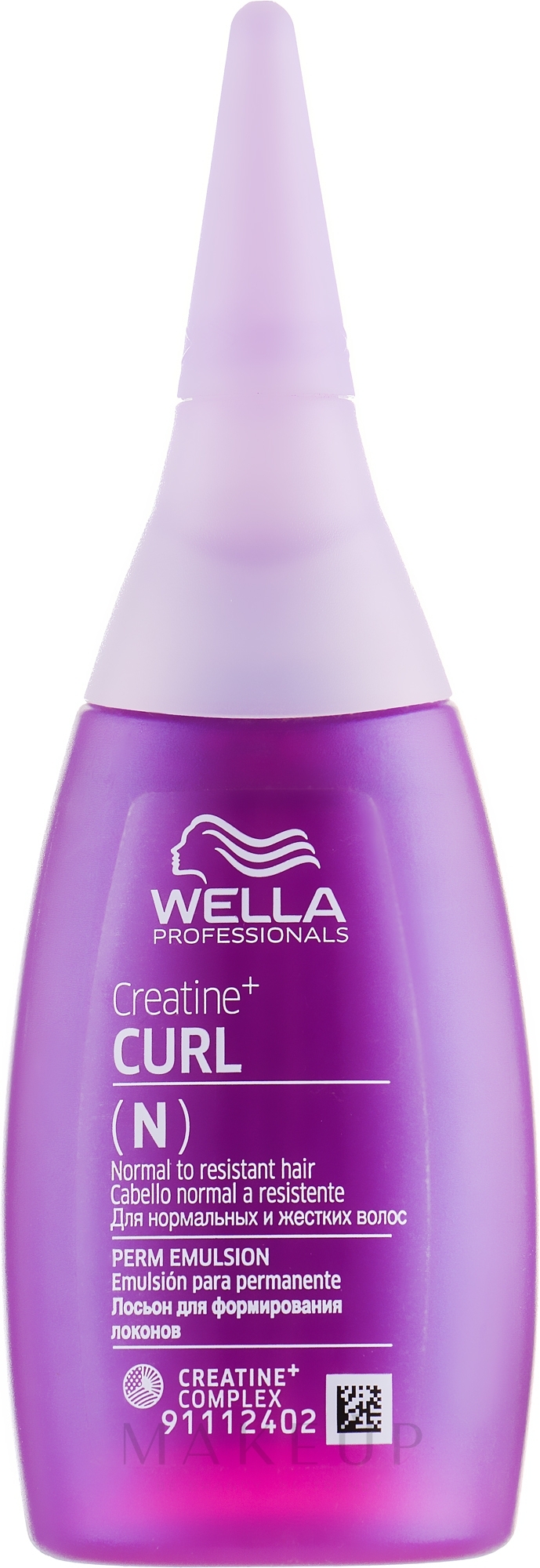 Haaremulsion für lebendige Locken - Wella Professionals Creatine+ Curl (N) Perm Emulsion — Bild 75 ml