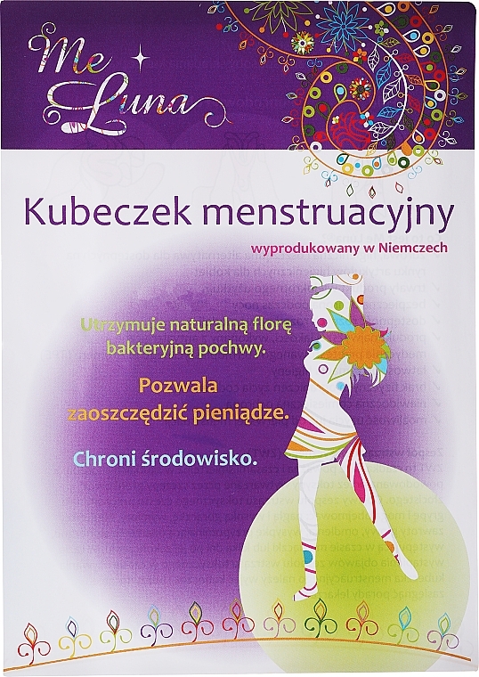 Menstruationstasse Größe XL violett - MeLuna Sport Shorty Menstrual Cup Stem — Bild N1