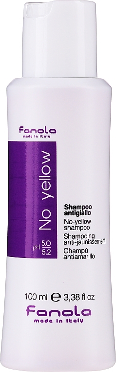 Fanola No-Yellow Shampoo - Anti-Gelbstich Shampoo für helle Haarfarben — Bild N1