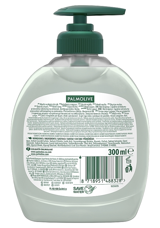 Antibakterielle flüssige Handseife - Palmolive Hygiene-Plus Sensitive Aloe Vera Liquid Hand Wash — Bild N4