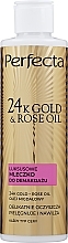 Luxuriöse Abschminkmilch - Perfecta 24k Gold & Rose Oil  — Bild N1