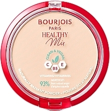 Düfte, Parfümerie und Kosmetik Kompakter Puder für das Gesicht - Bourjois Healthy Mix Clean & Vegan Powder