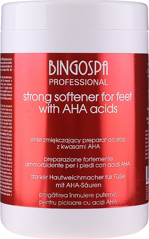 Starker Hautweichmacher für Füße mit AHA-Säuren - BingoSpa Strong Softener for Feet with AHA Acids