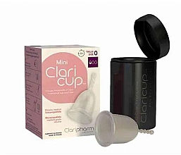 Desinfizierende Menstruationstasse Größe 0 - Claripharm Claricup Menstrual Cup — Bild N1