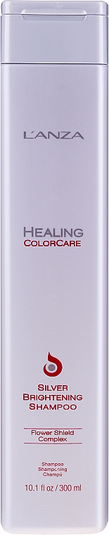 Shampoo gegen Gelbstich für silbernes, graues und blondes Haar - L'Anza Healing ColorCare Silver Brightening Shampoo — Bild N2