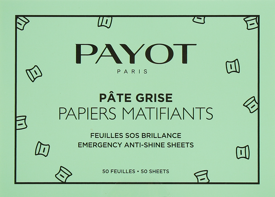 Mattierendes Spezialpapier für das Gesicht - Payot Pate Grise Emergency Anti-Shine Sheets — Bild N1