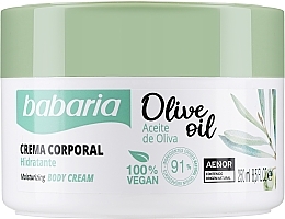 Düfte, Parfümerie und Kosmetik Feuchtigkeitsspendende Körpercreme mit Olivenöl - Babaria Olive Oil Nourishing Body Cream