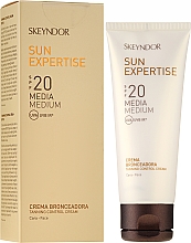 Düfte, Parfümerie und Kosmetik Wasserfeste Sonnenschutzcreme für das Gesicht SPF 20 - Skeyndor Sun Expertise Tanning Control Cream SPF20