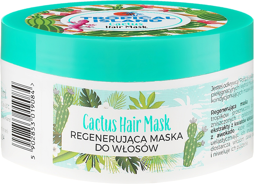 Regenerierende Haarmaske mit Kaktus - Marion Tropical Island Cactus Hair Mask