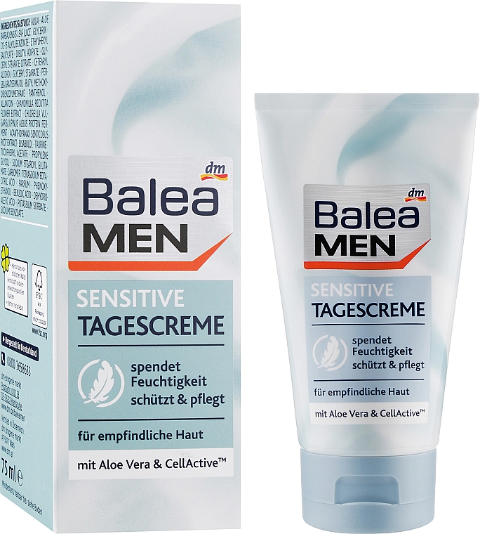 Tagescreme für empfindliche Haut - Balea Men Sensitive Cream — Bild N2