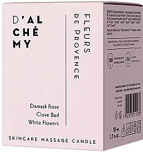 Massagekerze für den Körper Provenzalische Blumen - D'Alchemy Fleurs De Provence Skincare Massage Candle — Bild N2