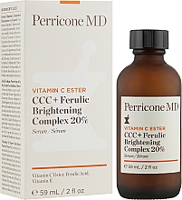Gesichtsserum mit Ferula-Komplex - Perricone MD Vitamin C Ester CCC + Ferulic Brightening Complex 20% — Bild N2