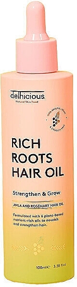 Haaröl - Delhicious Rich Roots Amla & Rosemary Hair Oil  — Bild N1